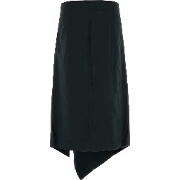 TAILORED MIDI WRAPPED SKIRT