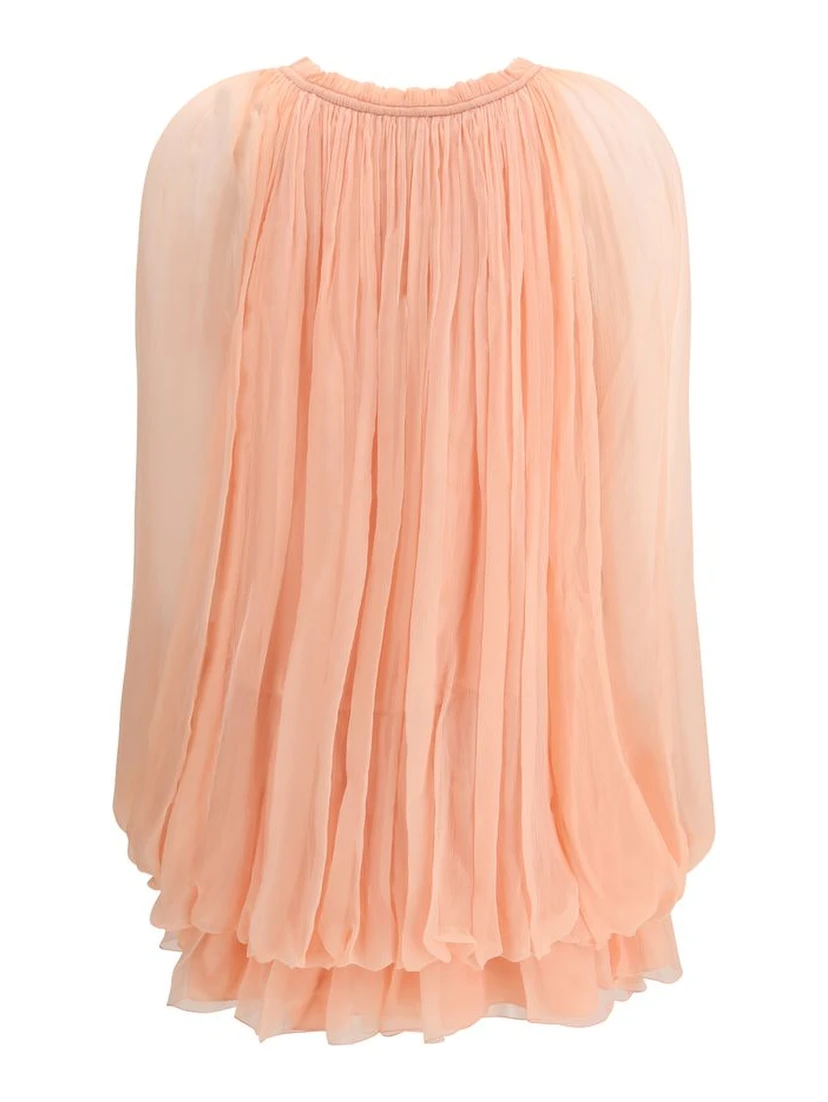 Multicolor Silk Casual Dress