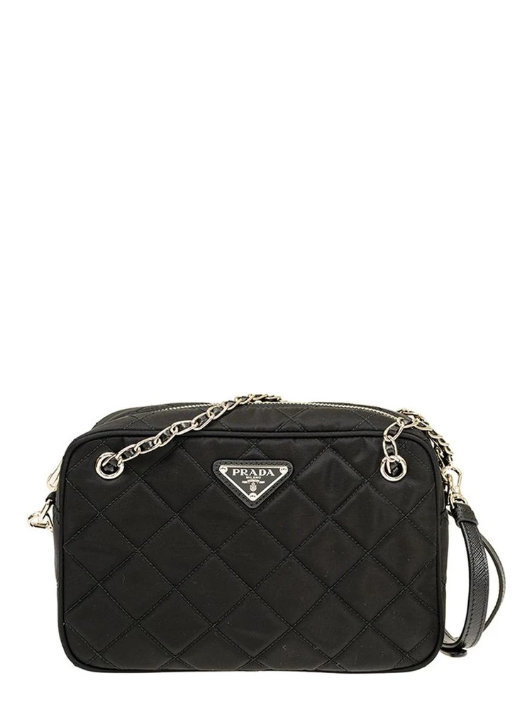 Black Nylon Crossbody Bag
