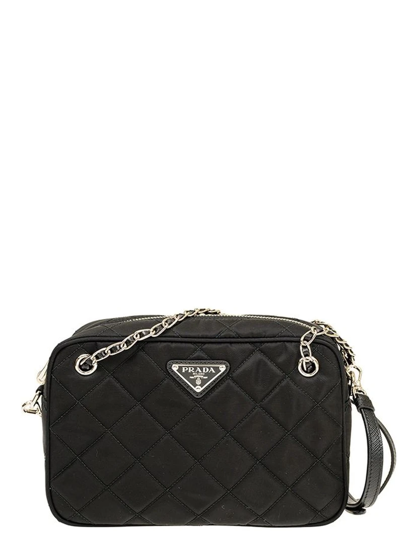 Black Nylon Crossbody Bag