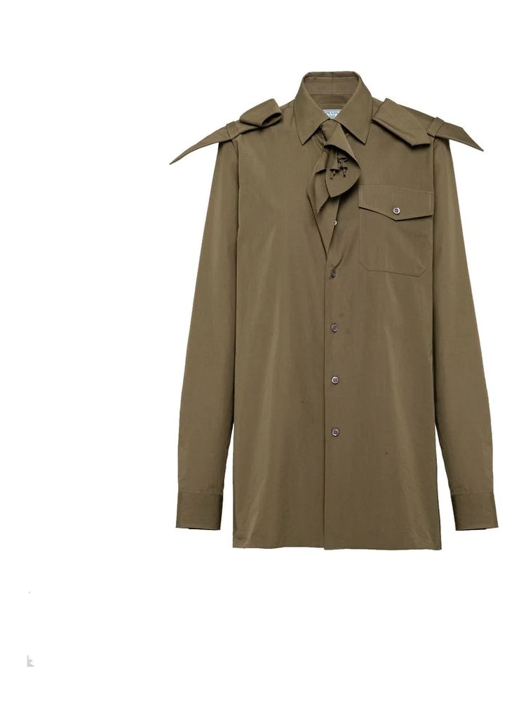 Bicolor Cotton Shirt