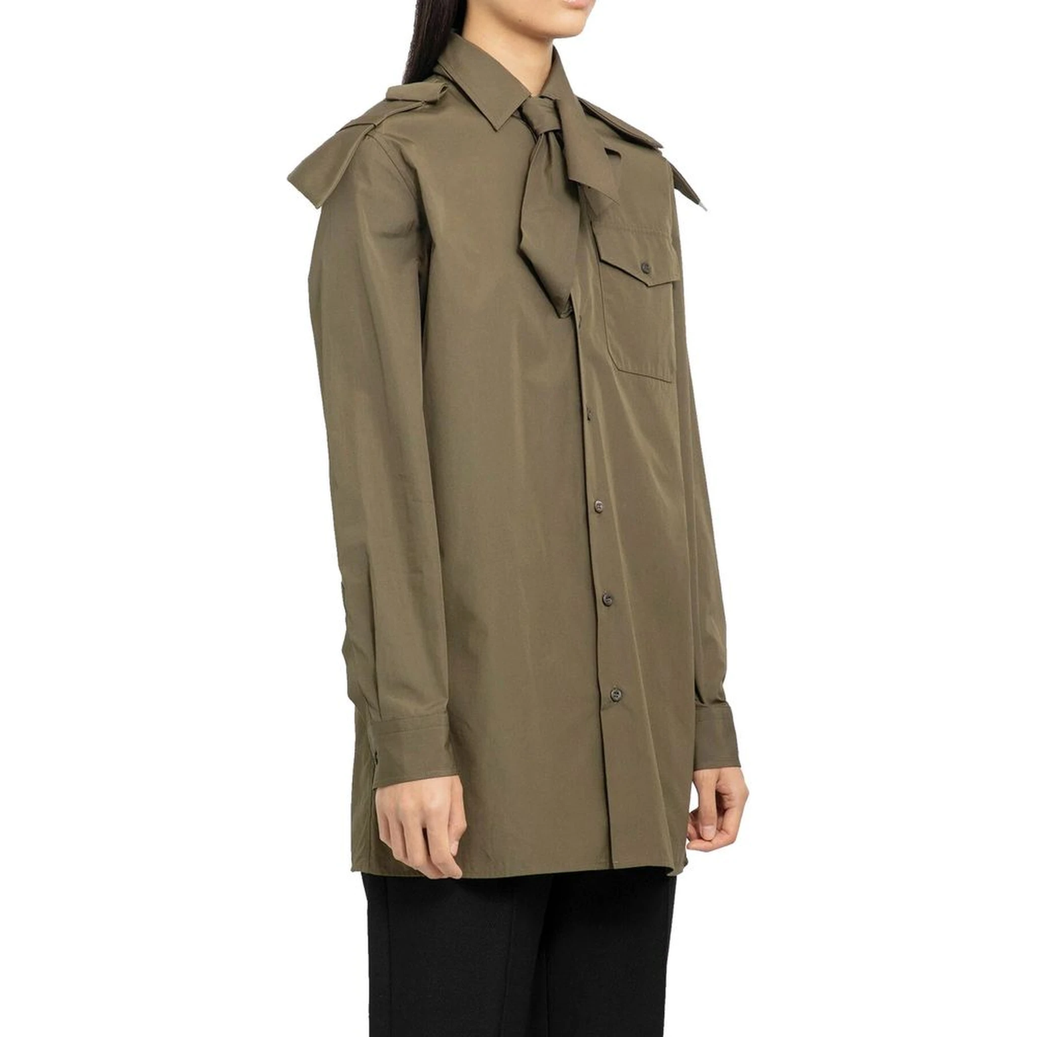 Bicolor Cotton Shirt