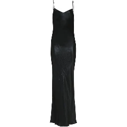Black Acetate Casual Dress