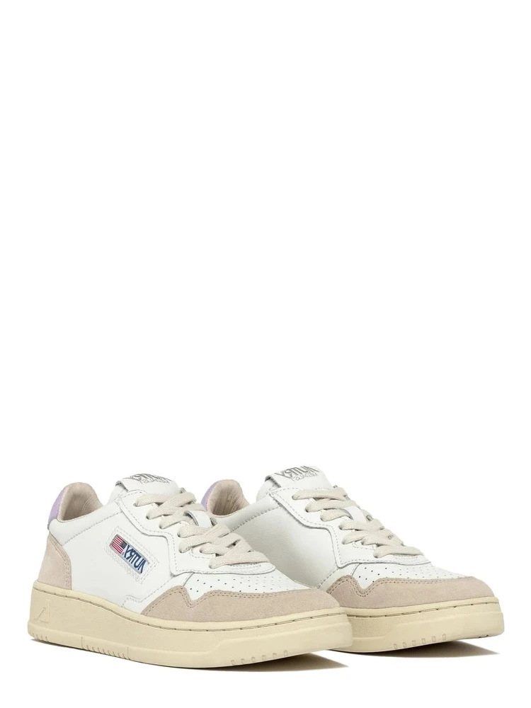 White Leather Low Top Sneakers alternative
