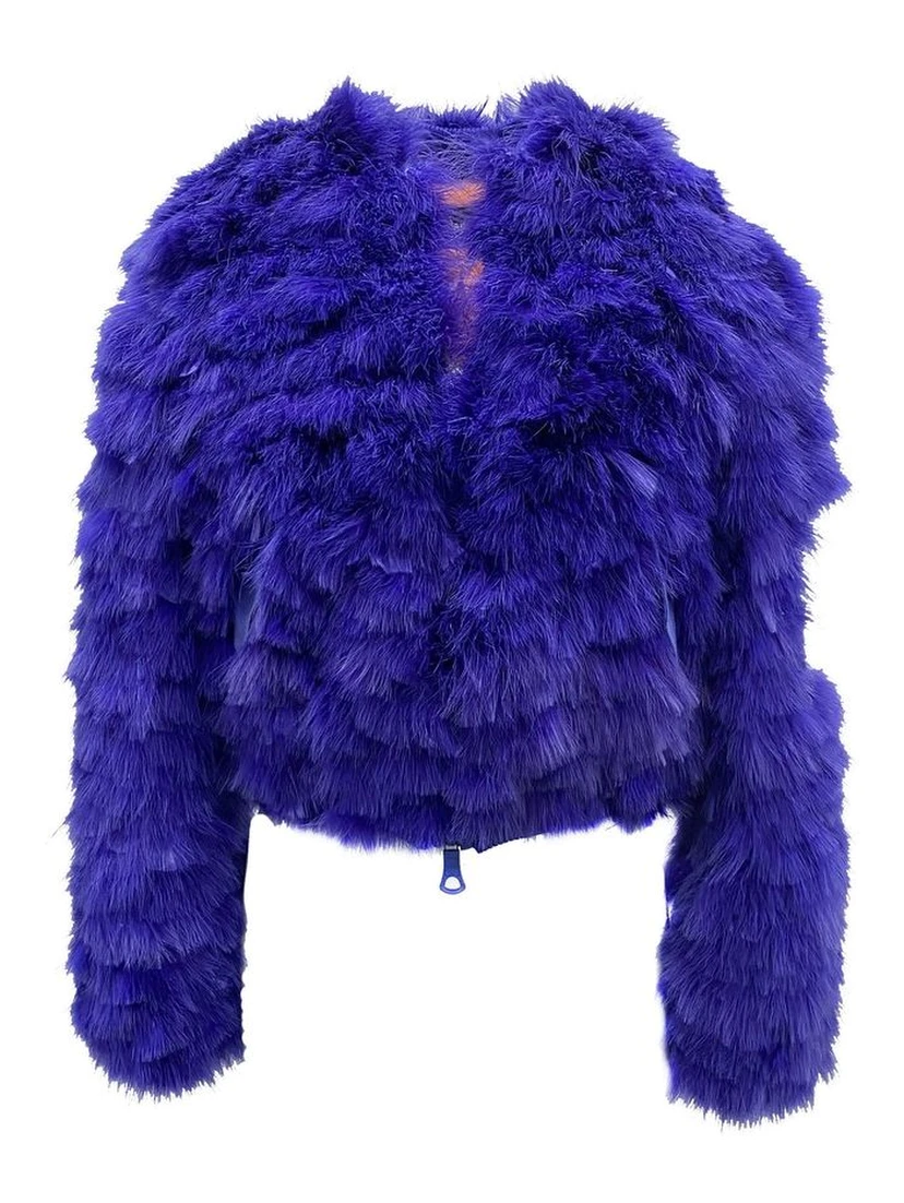 Blue Feather Bomber