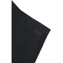 Black Cotton Bermuda Shorts