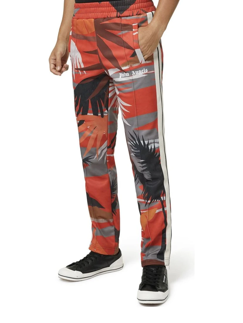 Multicolor Polyester Casual Pants