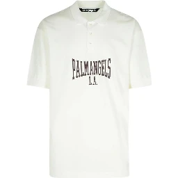 White Cotton Polo Shirt