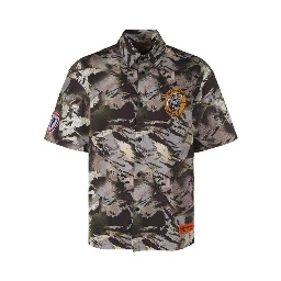 Bicolor Cotton Pattern Shirt