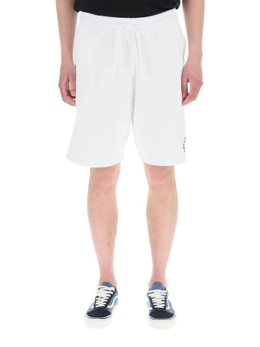 White Cotton Shorts