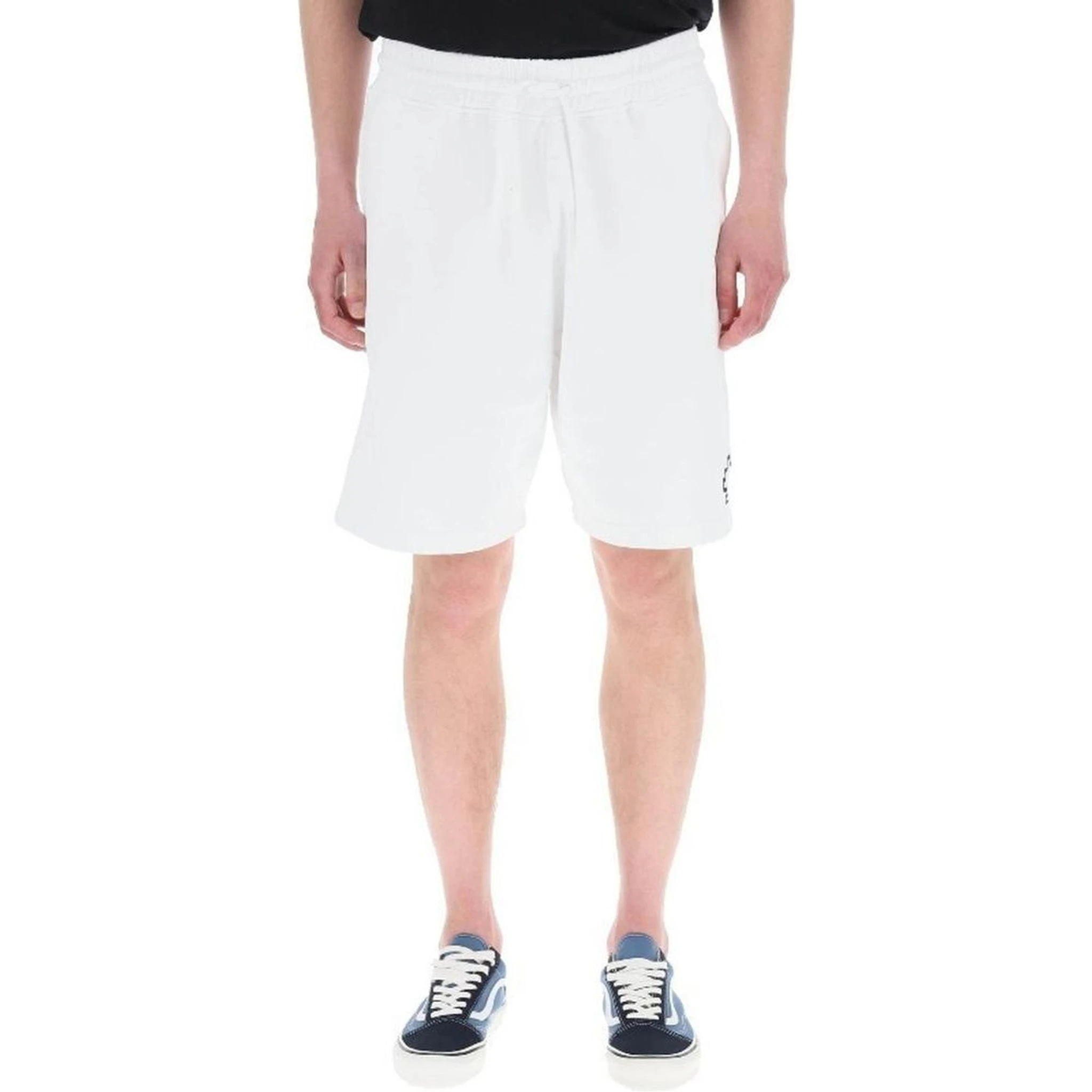 White Cotton Shorts
