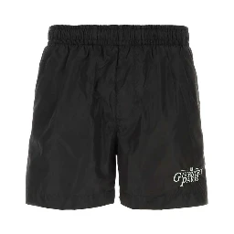 Black Polyamide Swim Shorts
