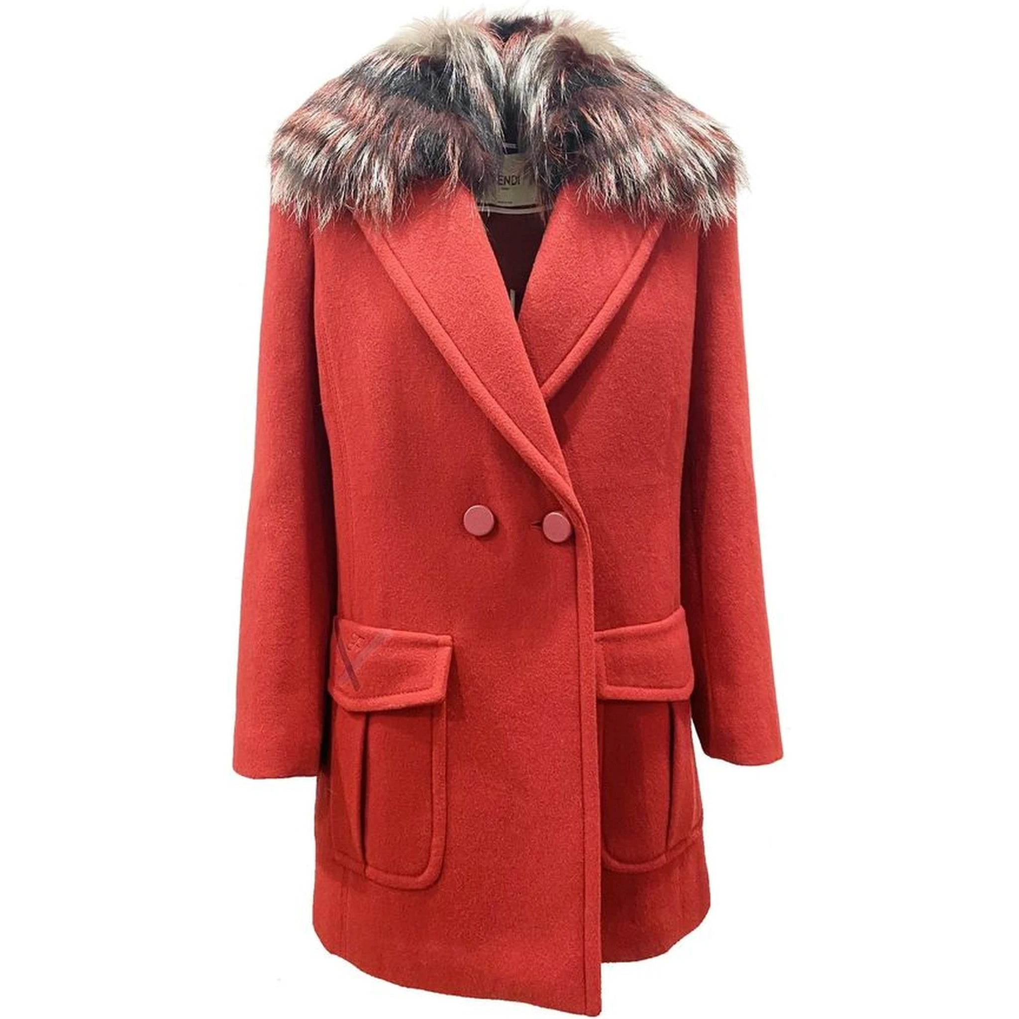 Multicolor Virgin Wool Coat