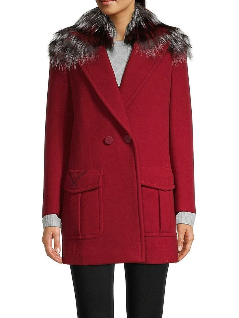 Multicolor Virgin Wool Coat