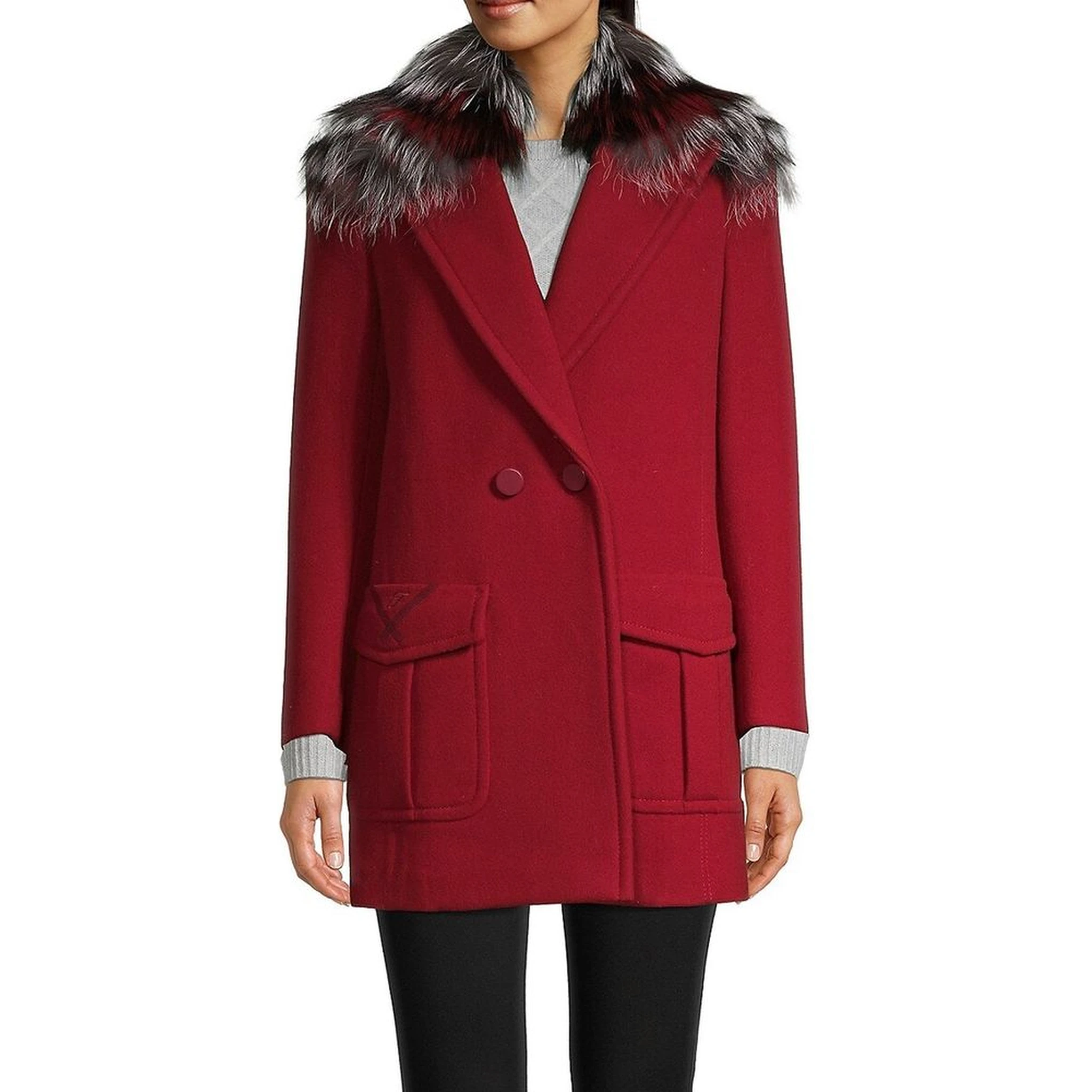 Multicolor Virgin Wool Coat