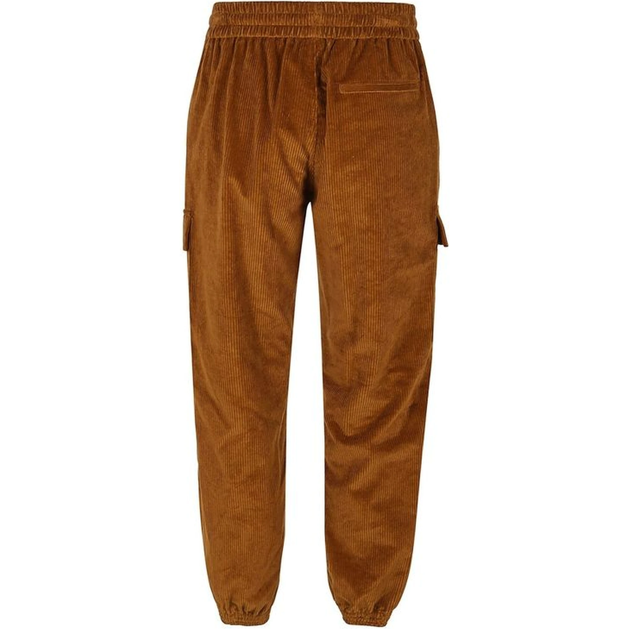 Brown Cotton Cargo Pants
