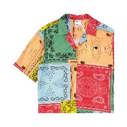 Multicolor Viscose Pattern Shirt