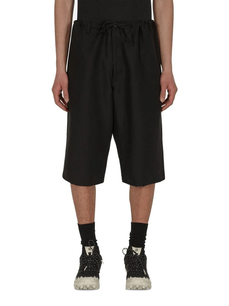 Black Linen Bermuda Shorts alternative