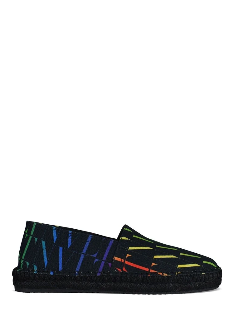 Black Canvas Espadrilles