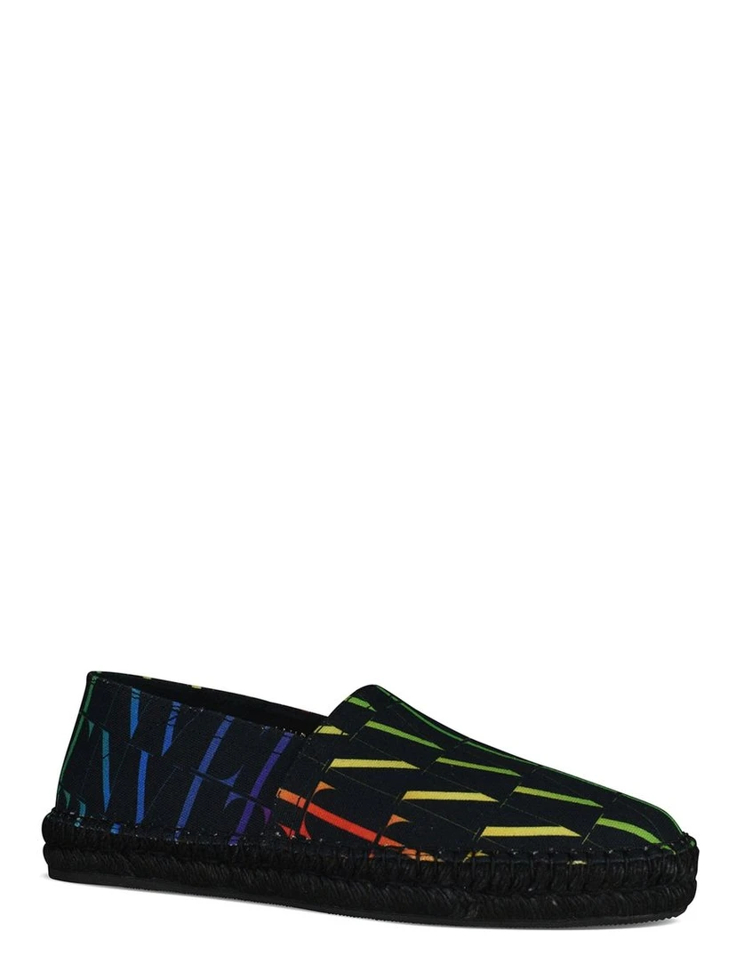 Black Canvas Espadrilles