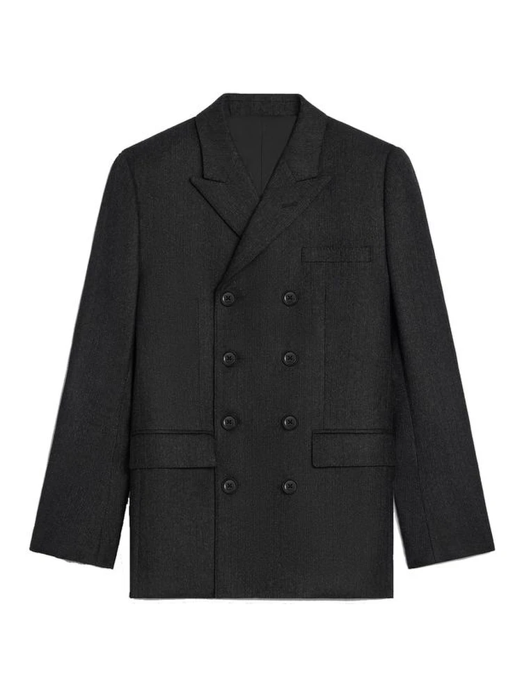 Gray Wool Blazer