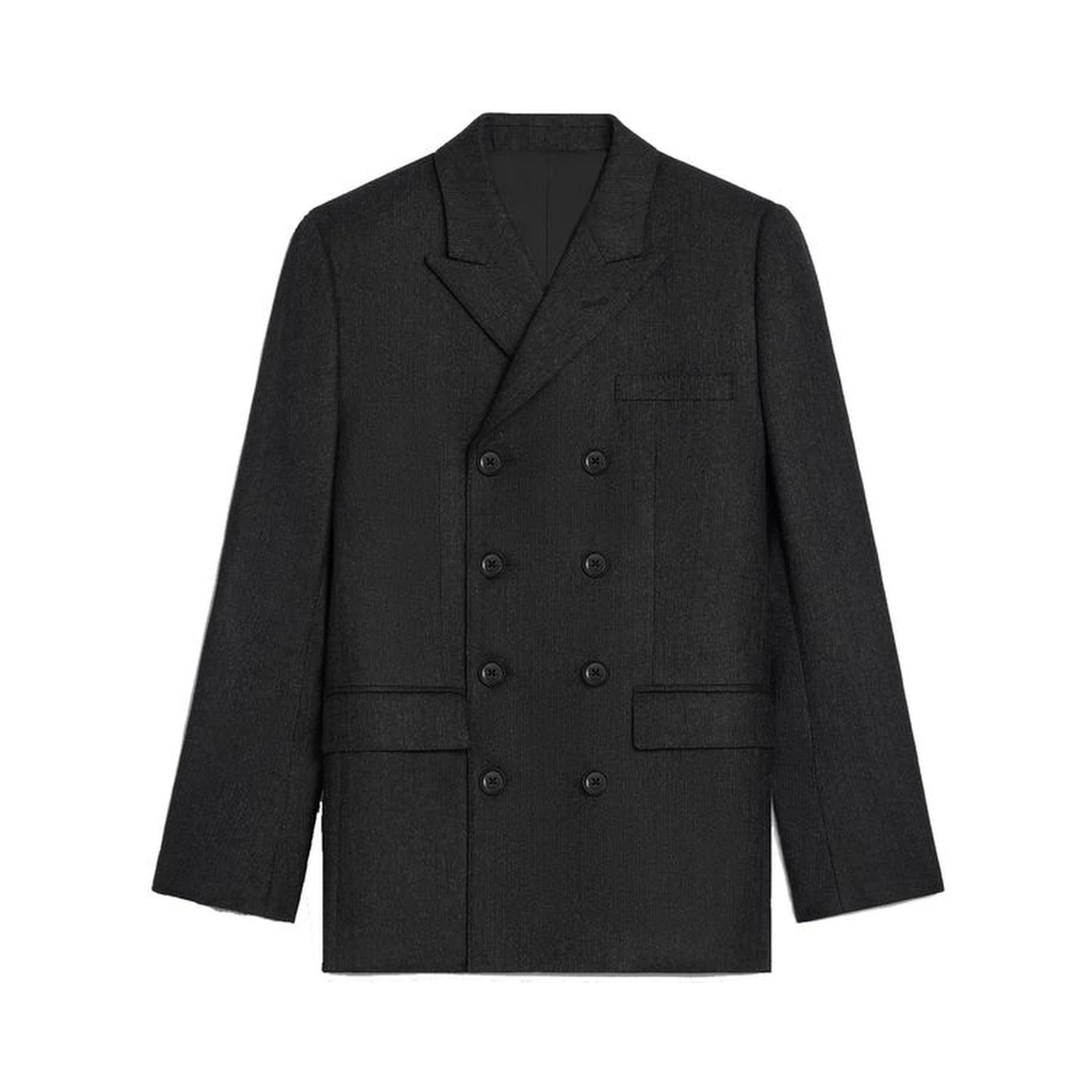 Gray Wool Blazer