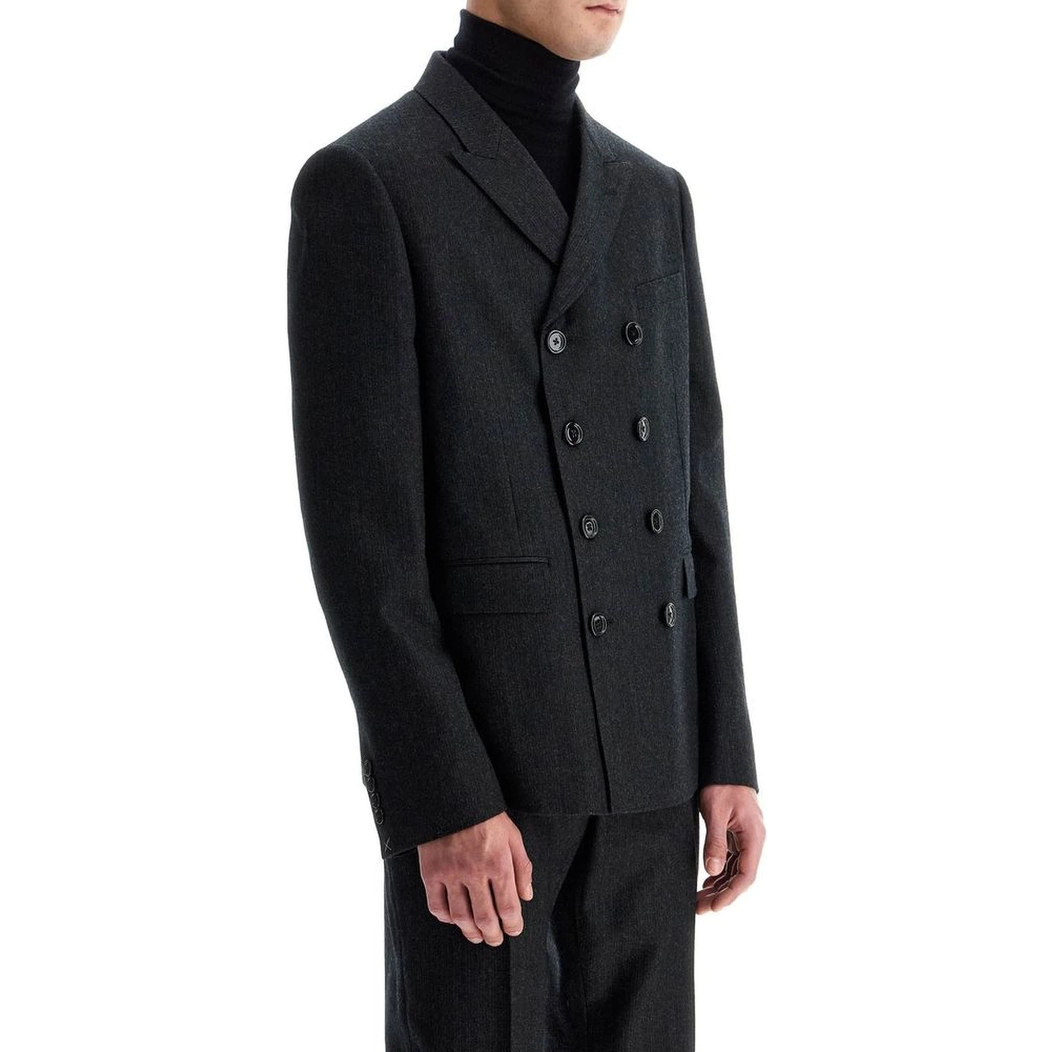 Gray Wool Blazer