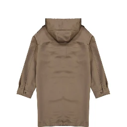 Brown Polyester Parka