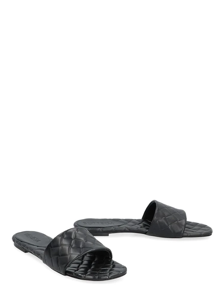 Black Lamb Leather Mules alternative