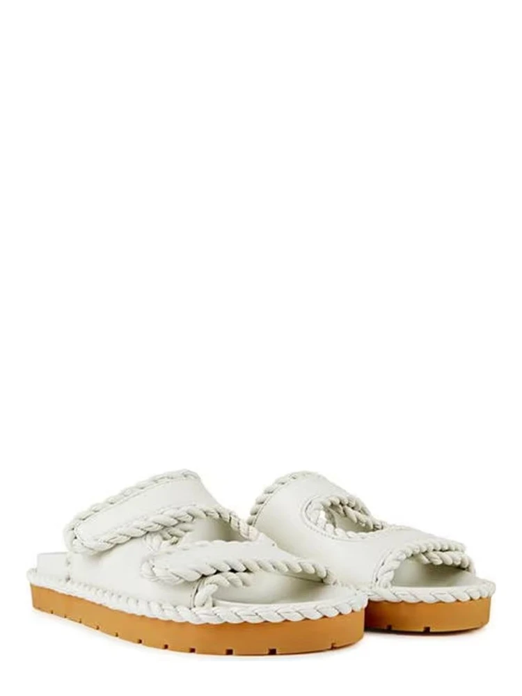 White Lamb Leather Sandals alternative