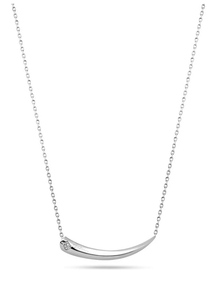 Gray Stainless Steel Necklace