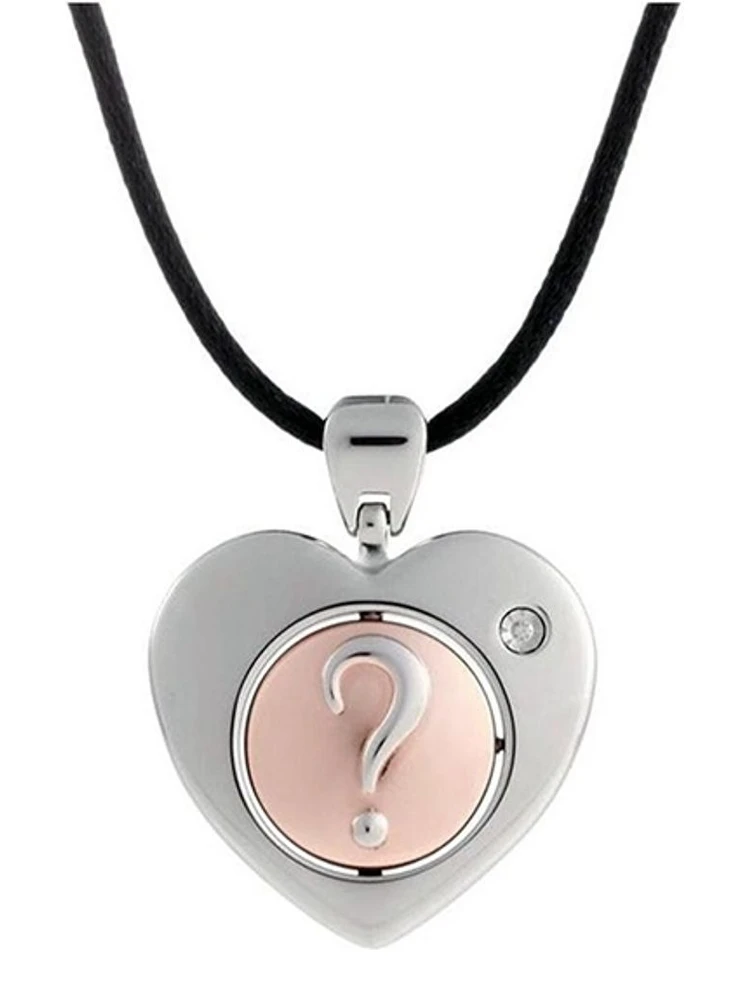 Gray Stainless Steel Necklace
