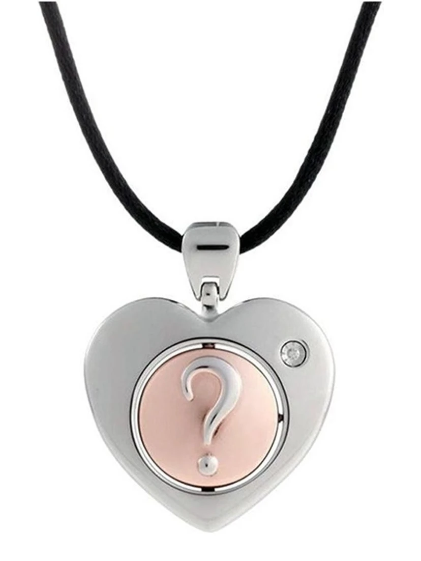 Gray Stainless Steel Necklace