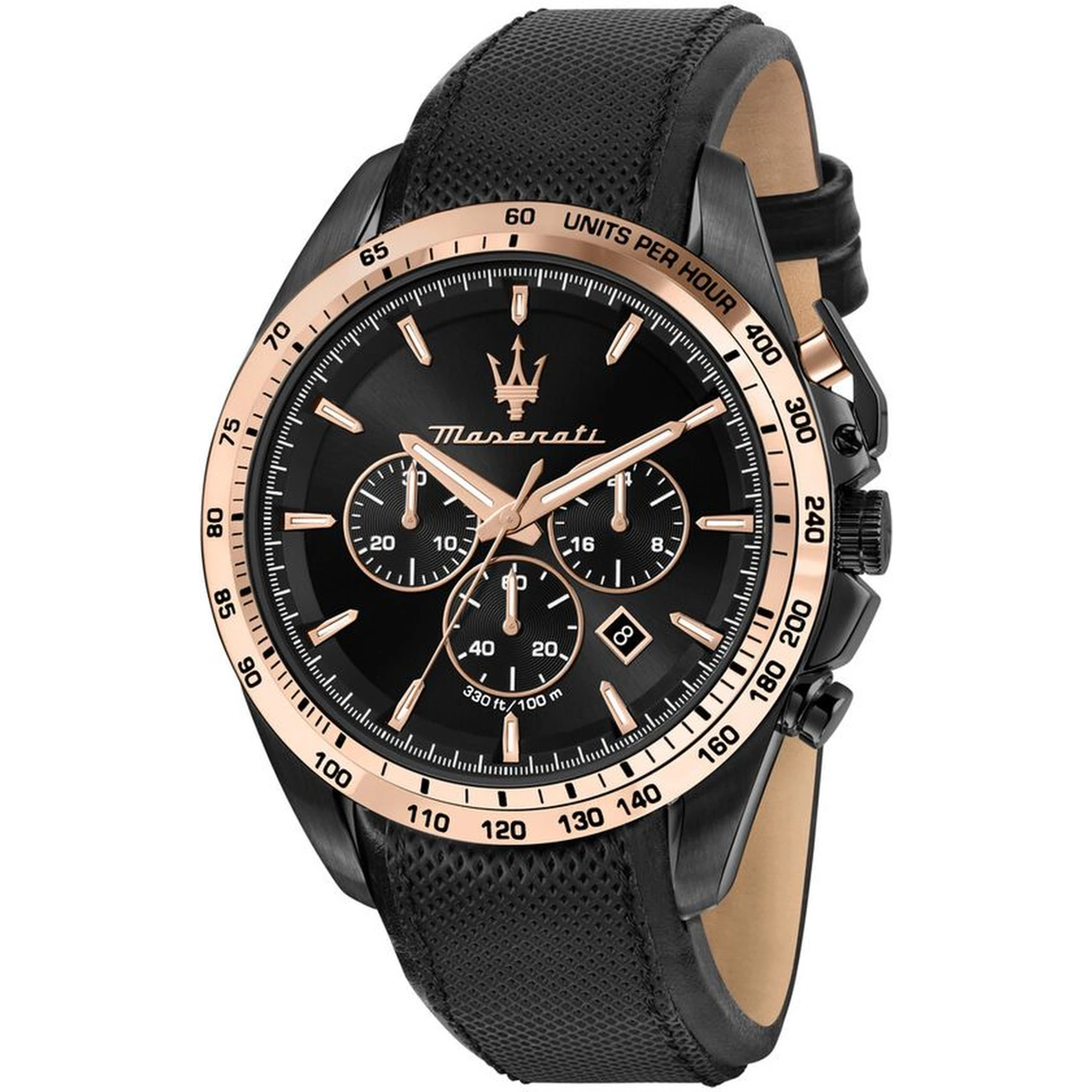 Brown Leather Dress Watch