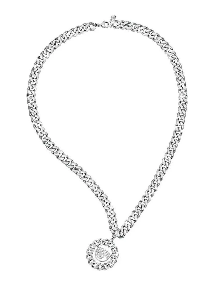 Gray Stainless Steel Necklace