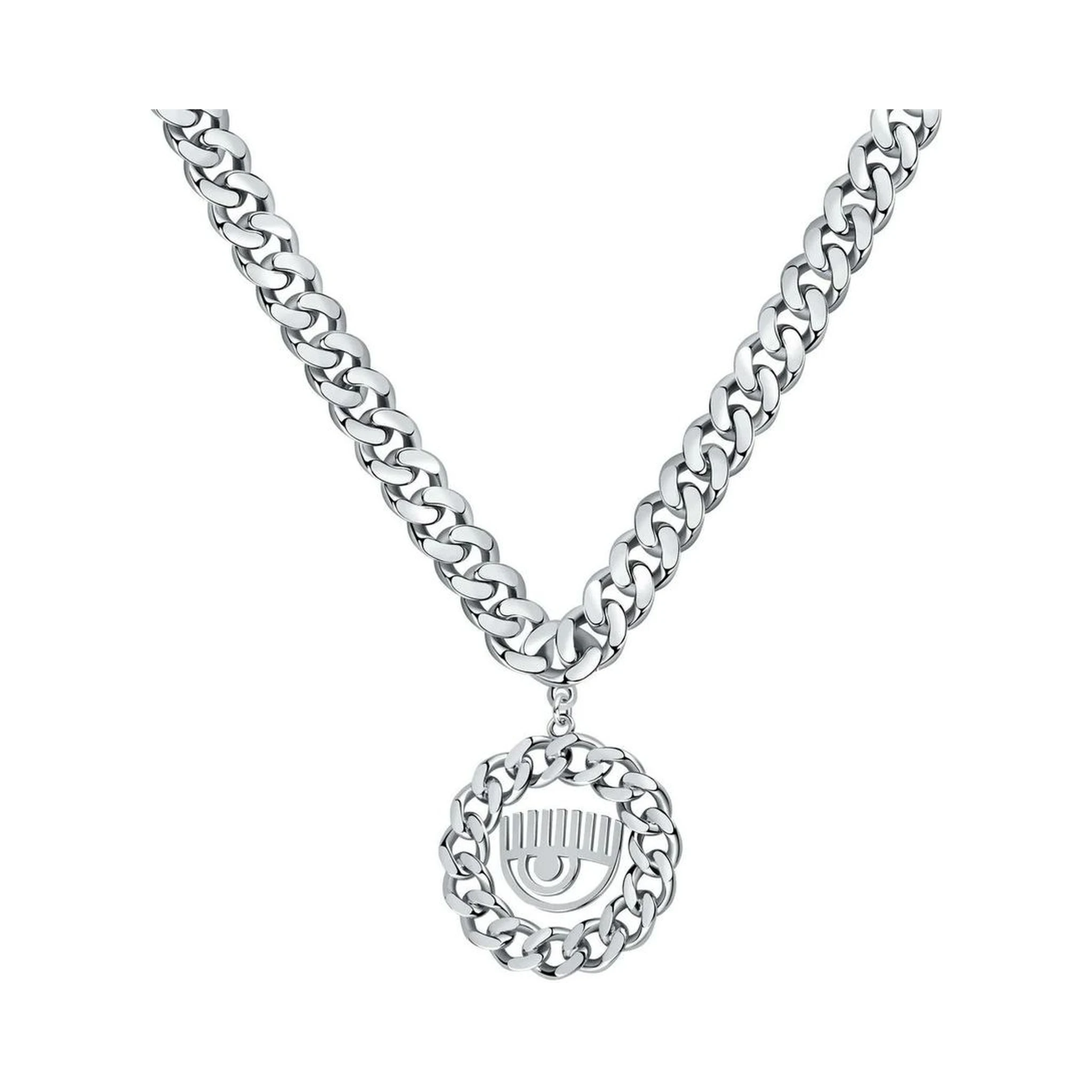Gray Stainless Steel Necklace