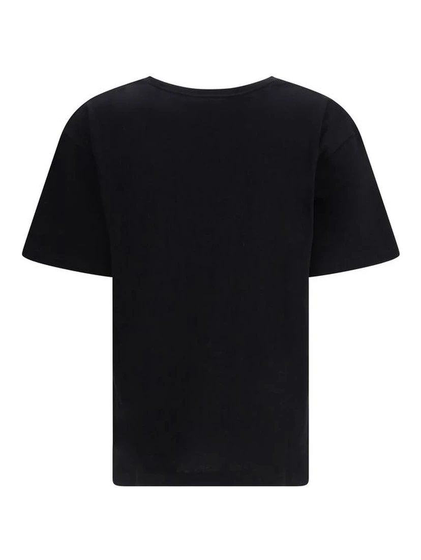 Black Cotton T-Shirt