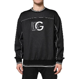 Black DG Logo Crew Neck Sweatshirt Sweater