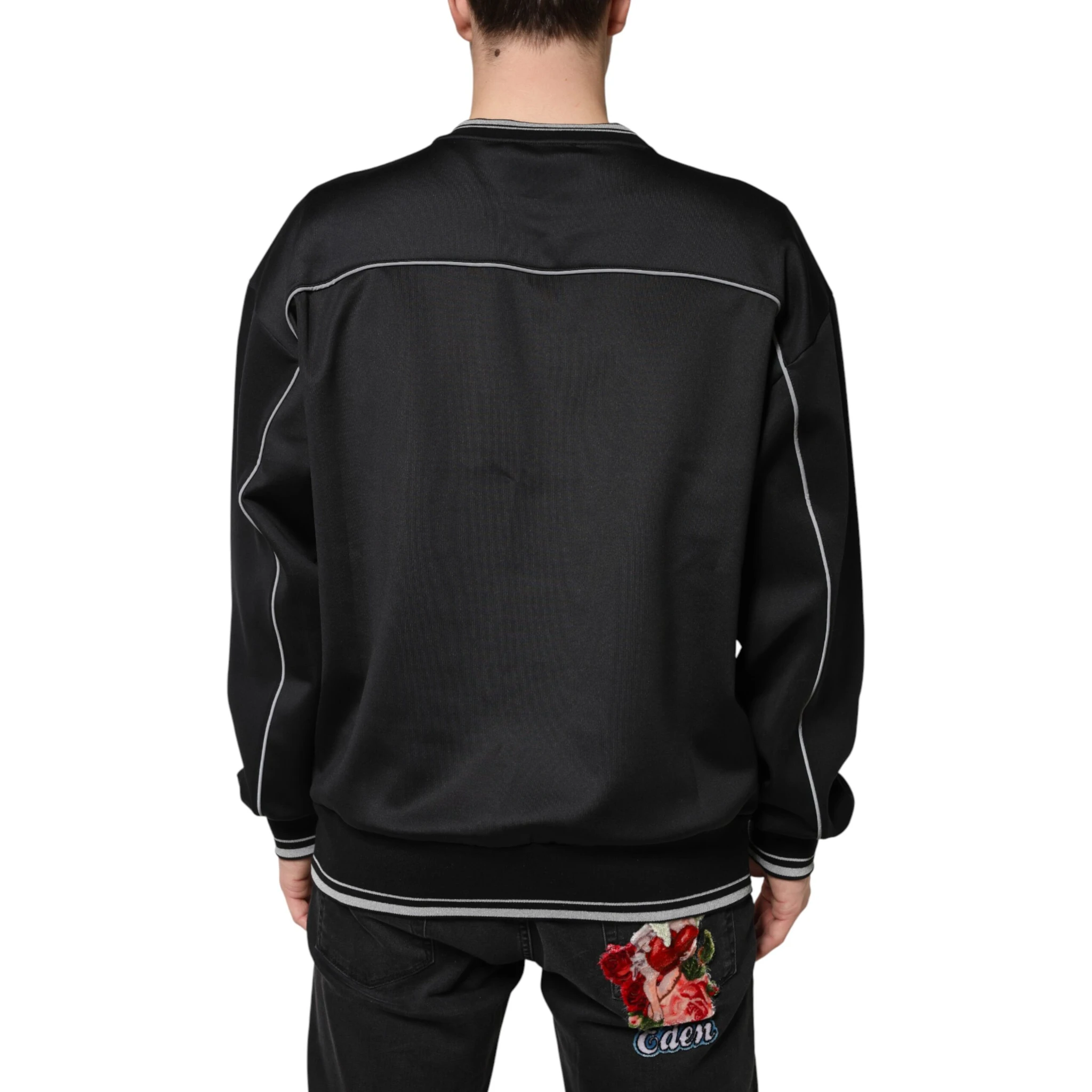 Black DG Logo Crew Neck Sweatshirt Sweater