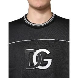 Black DG Logo Crew Neck Sweatshirt Sweater