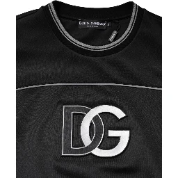 Black DG Logo Crew Neck Sweatshirt Sweater