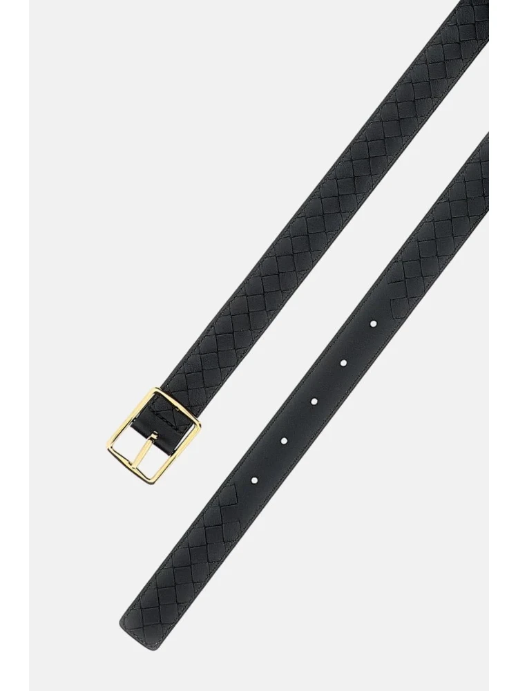 "Woven" leather belt alternative
