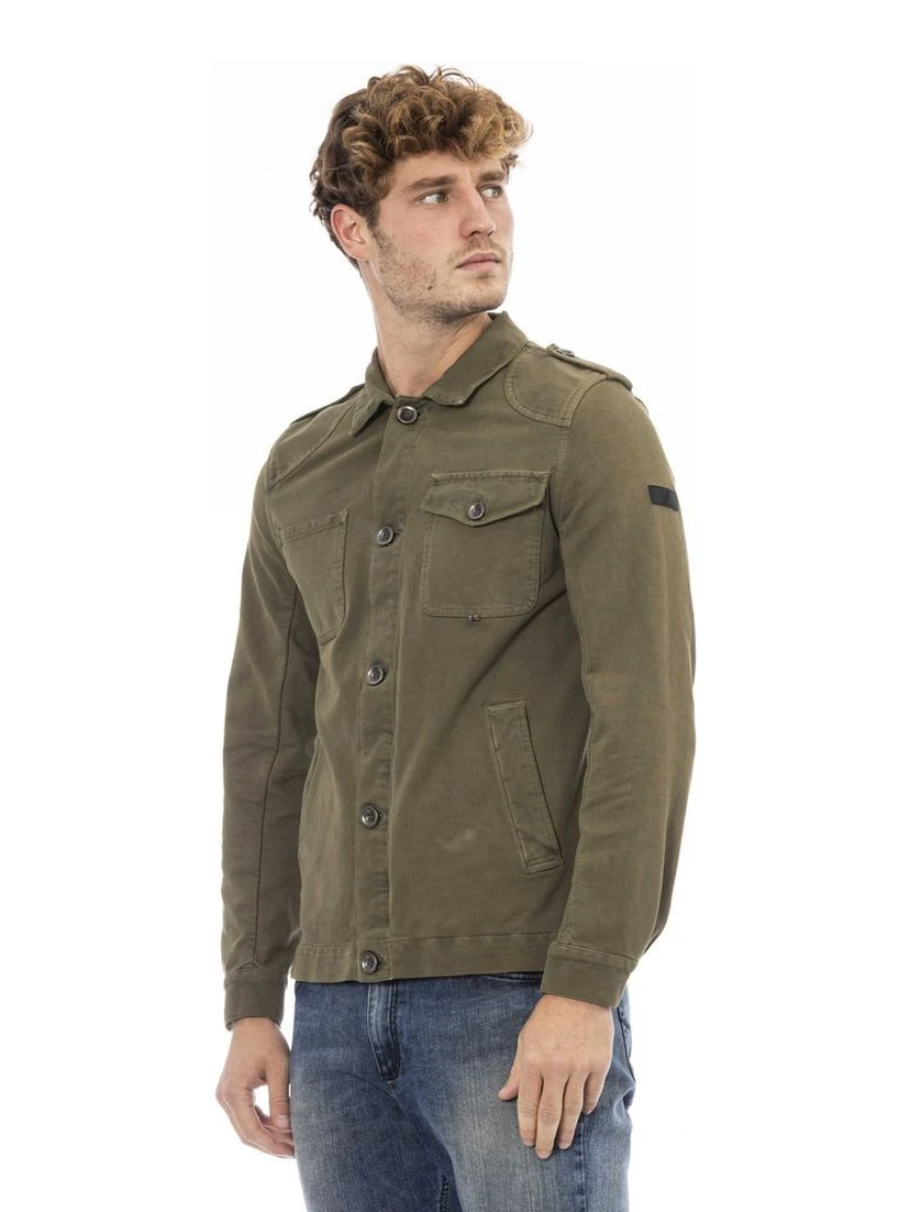 Bicolor Cotton Coat