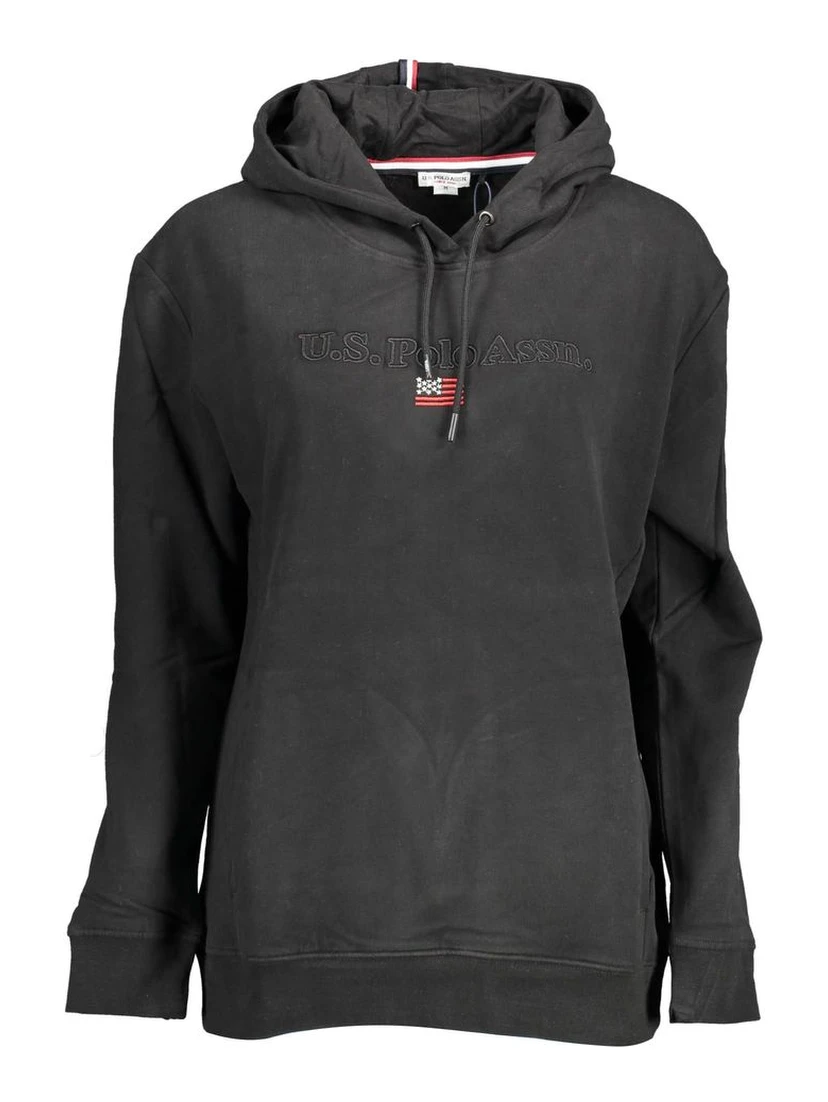Black Cotton Sweatshirt