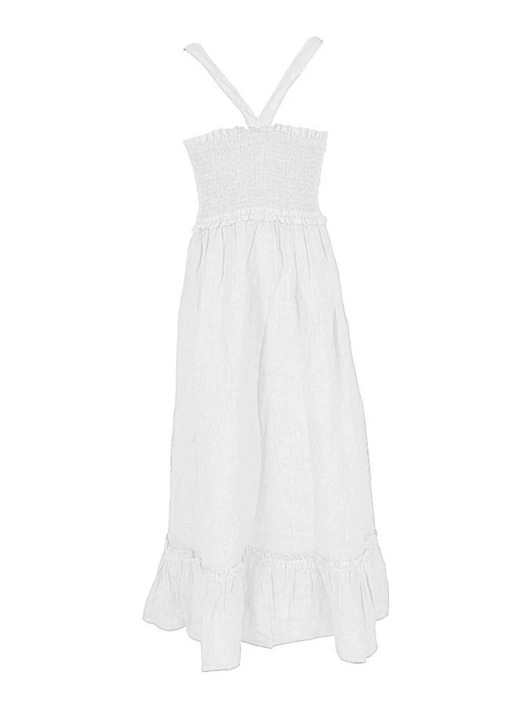 White Linen Casual Dress alternative
