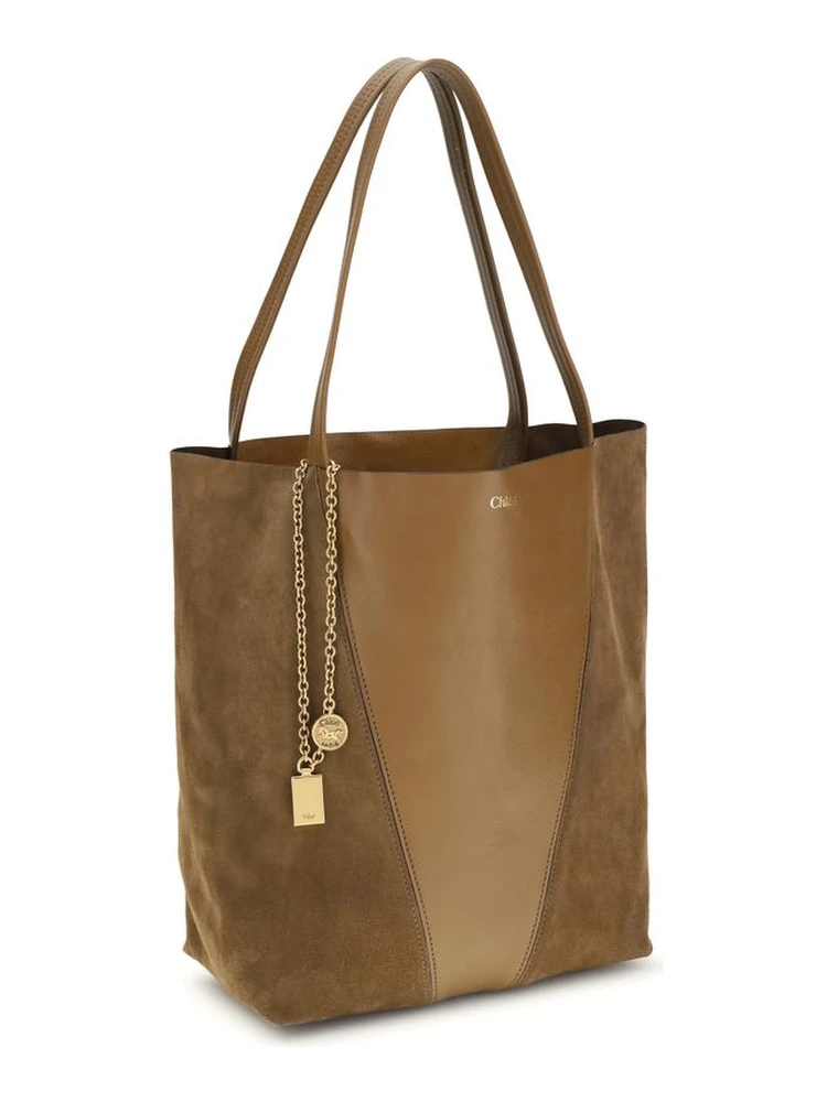 Beige Leather Shoulder Bag alternative