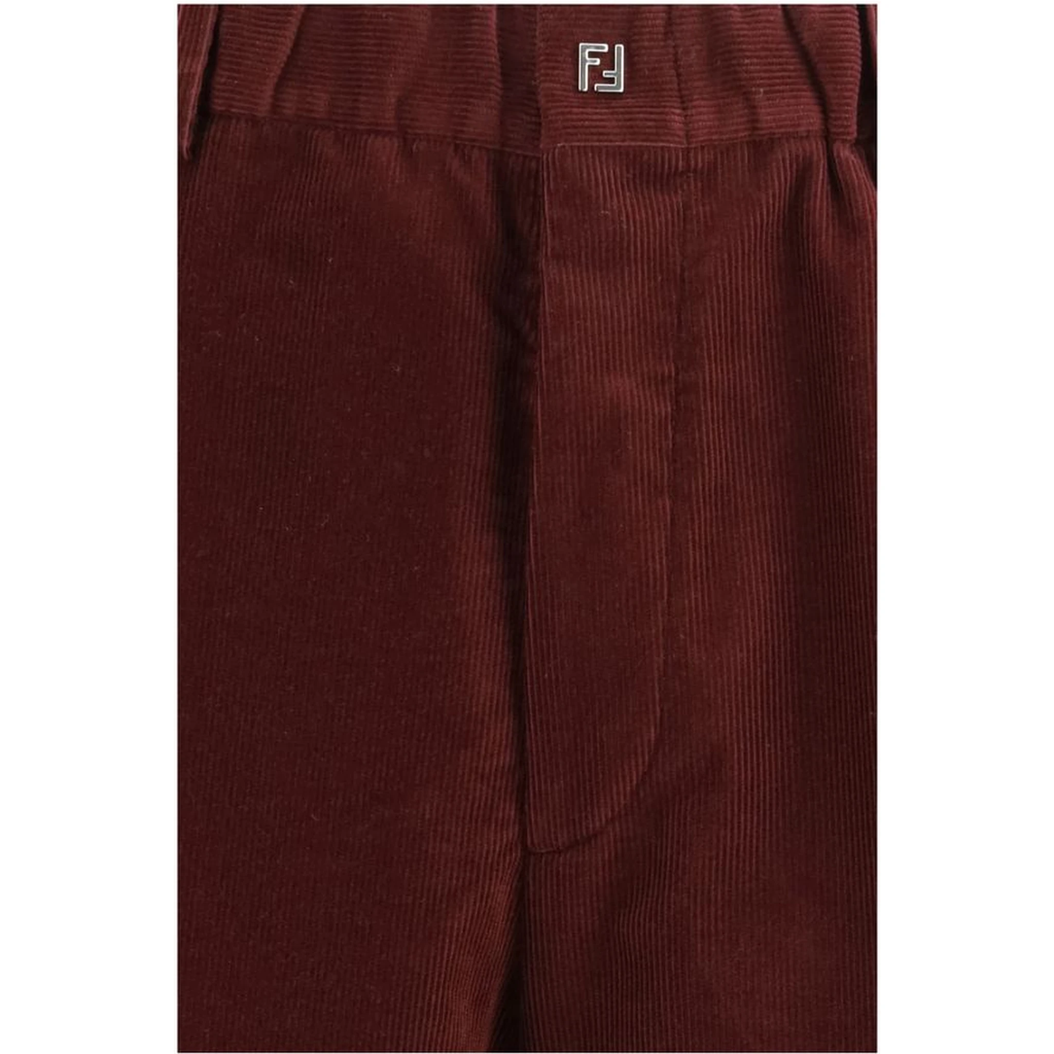 Bordeaux Cotton Casual Pants