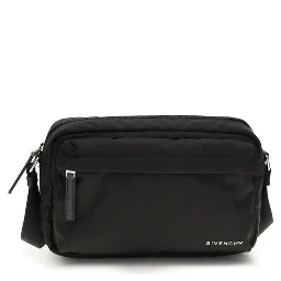 Black Polyamide Shoulder Bag