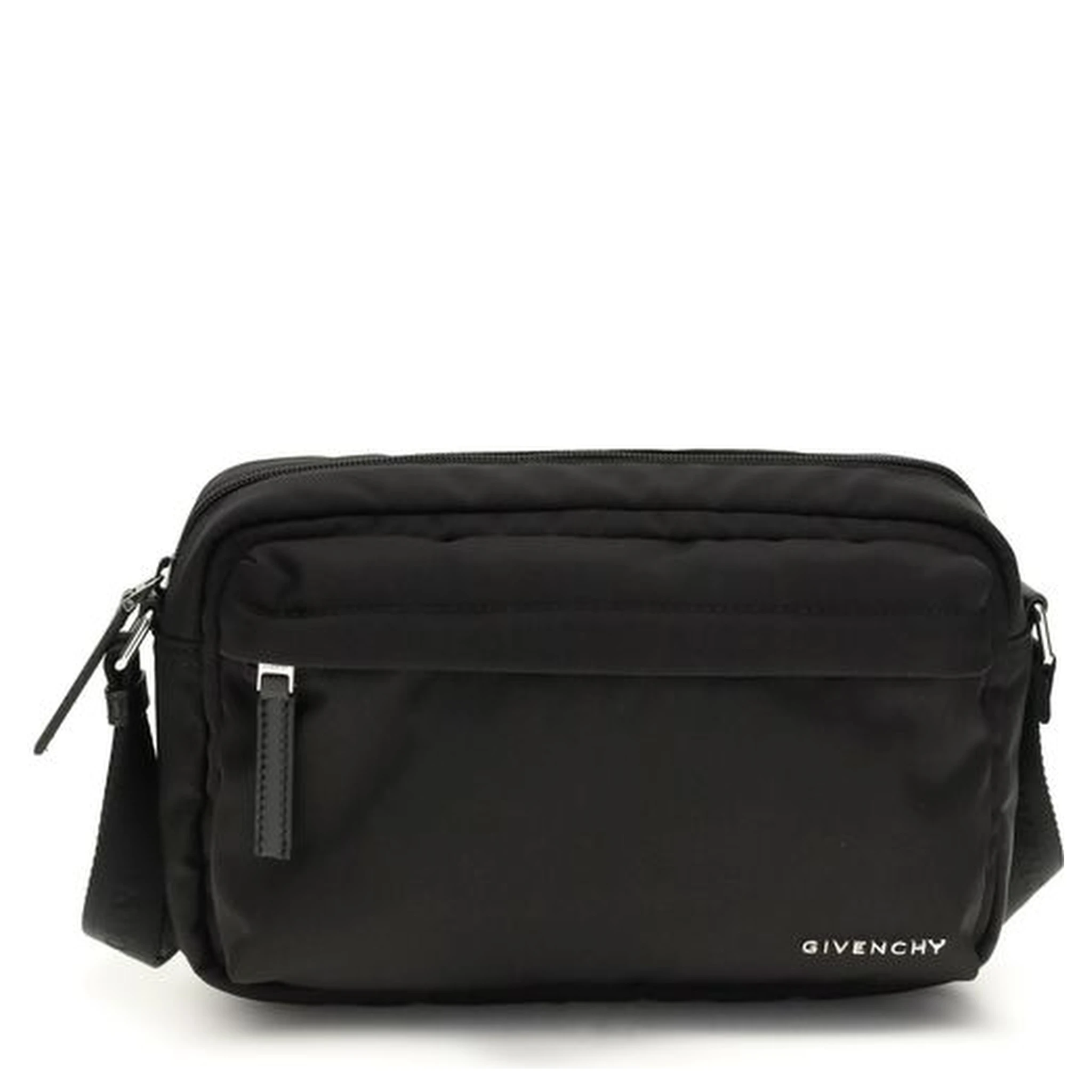 Black Polyamide Shoulder Bag