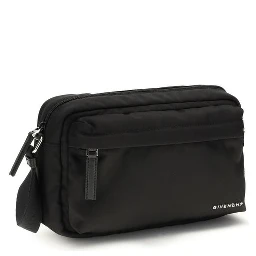 Black Polyamide Shoulder Bag